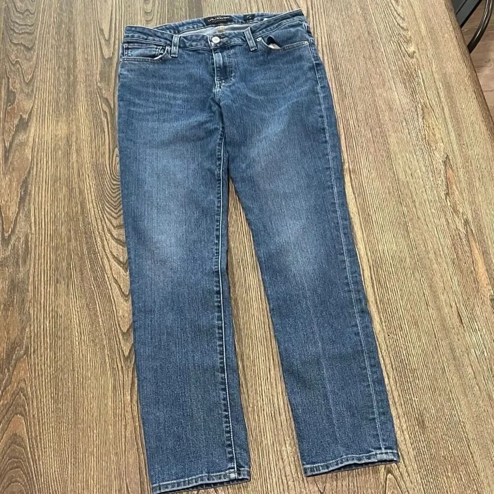 Lucky Brand Womens Lolita Skinny Jeans Low Rise Denim Medium Wash Blue Size 6/28